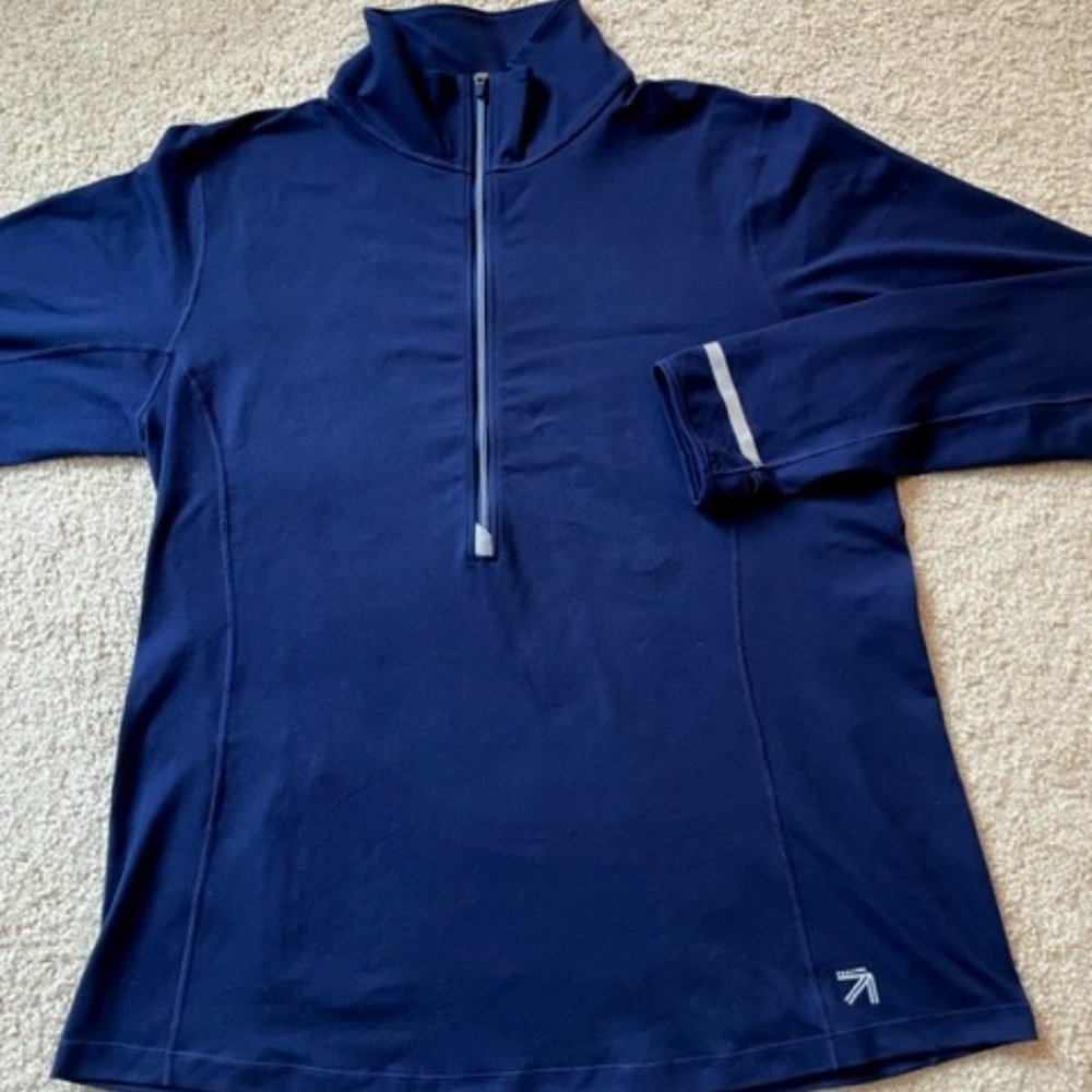 New Balance XL Navy Dri-fit Quarter Zip